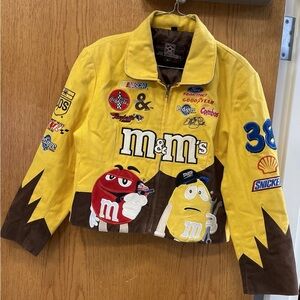 M&M's Yellow and Brown Bomber Jacket